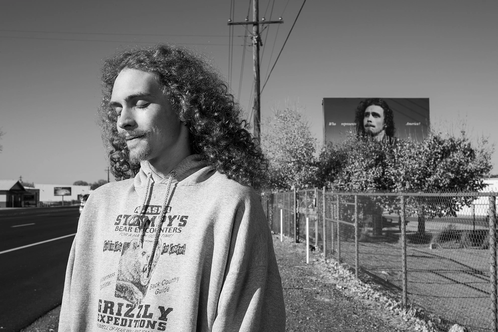 Jeffrey on a Billboard